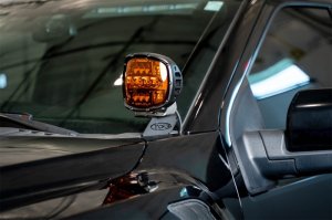 Ford F150 Ditch Light Brackets - Driver/Passenger - Addictive Desert Designs - Black - `15-`20 Ford F150 Ditch Light Brackets - Driver/Passenger - Addictive Desert Designs - Black - `15-`20